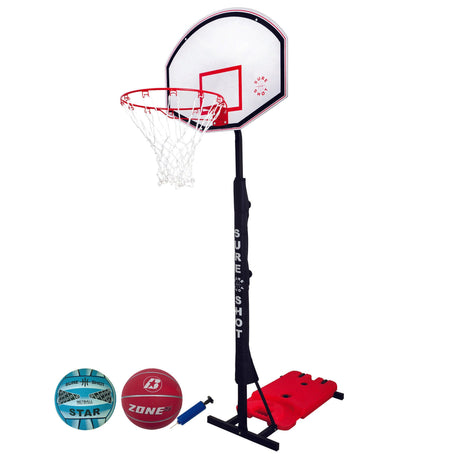 |SureShotEasiDualBasketballandNetballSystem|